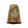 Thimble wood, hand decorated