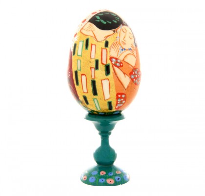 Uovo di legno, dipinto a mano